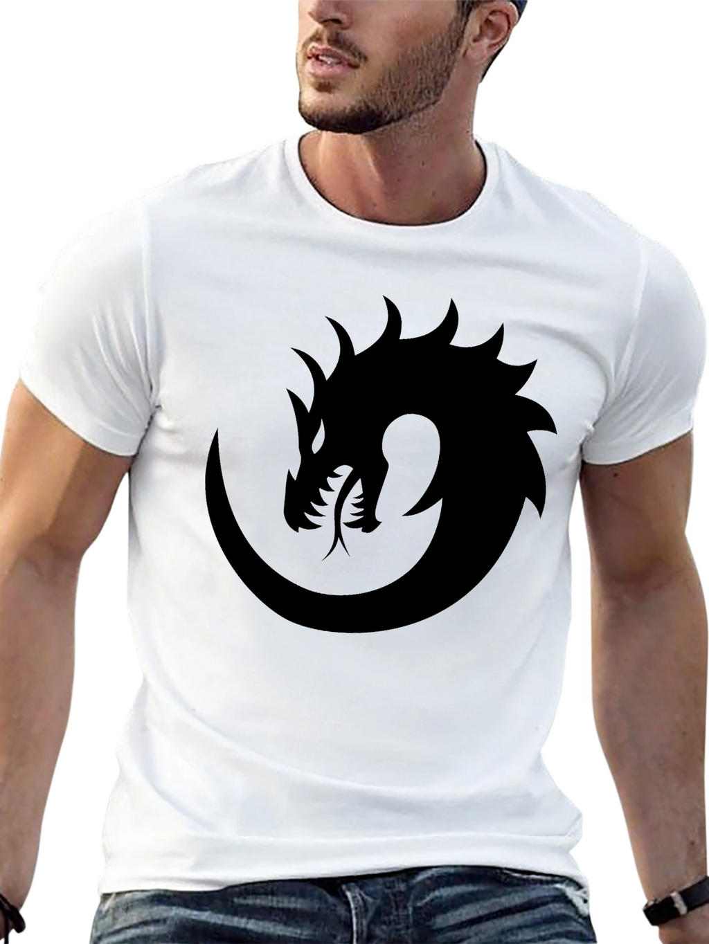 Dragon Emblem Black T-Shirt