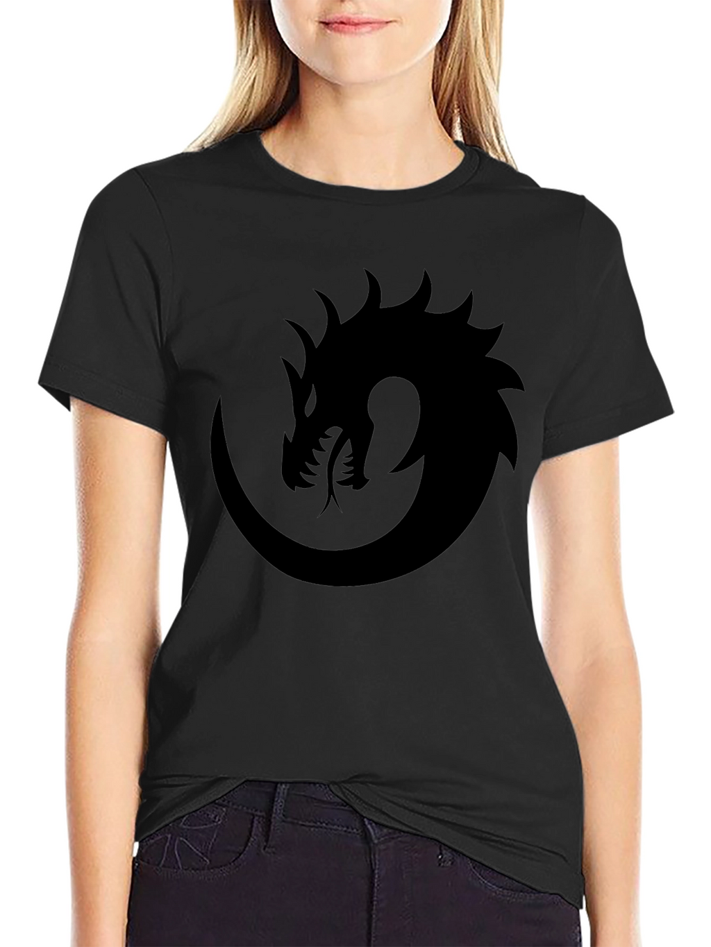 Dragon Emblem Black T-Shirt