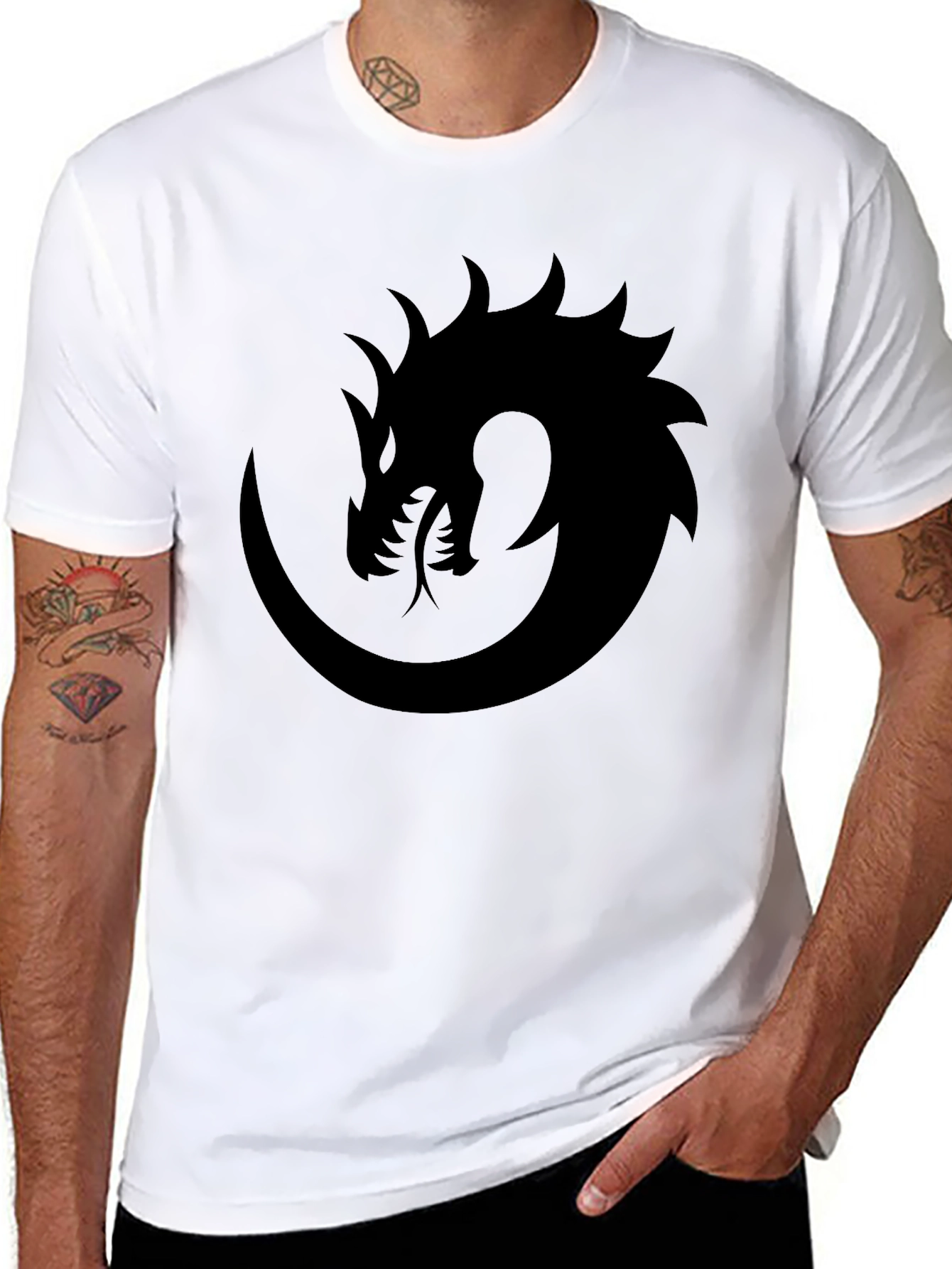 Dragon Emblem Black T-Shirt