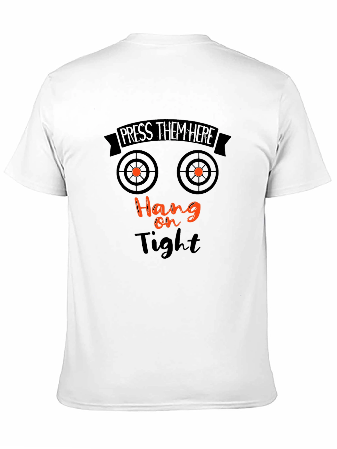 Press Them Here T-Shirt - Funny Graphic Tee
