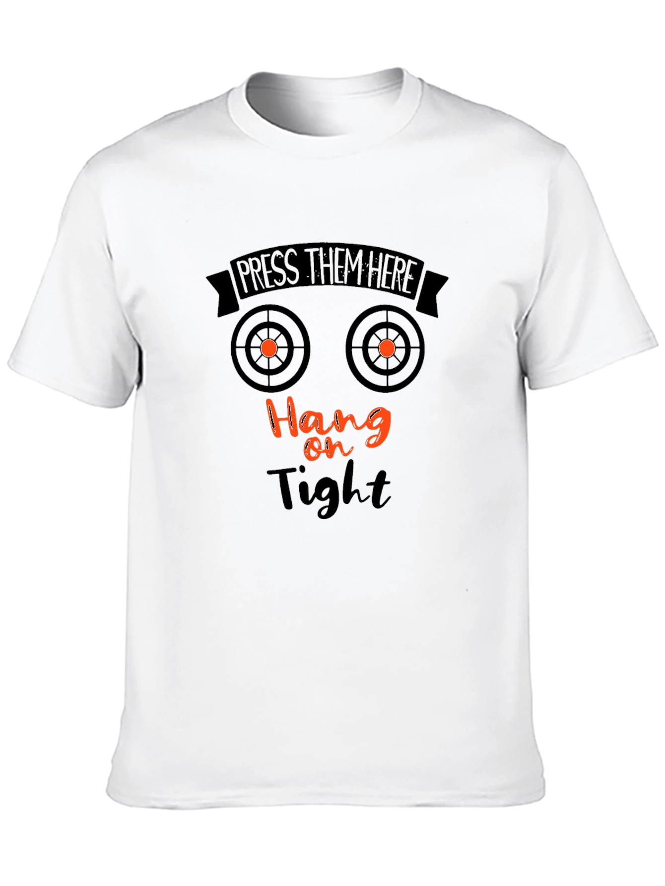 Press Them Here T-Shirt - Funny Graphic Tee