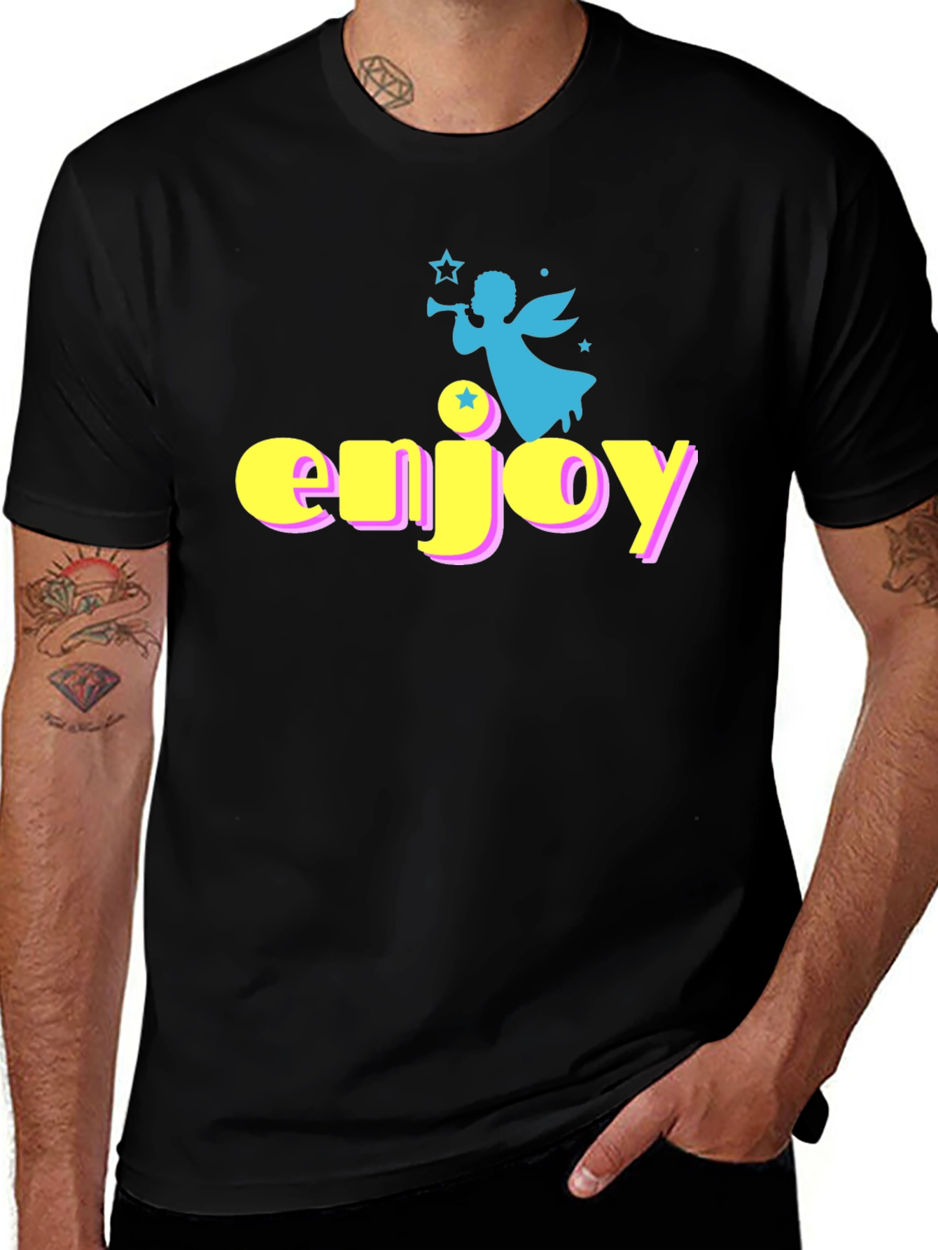 Enjoy Graphic T-Shirt - Casual Wear