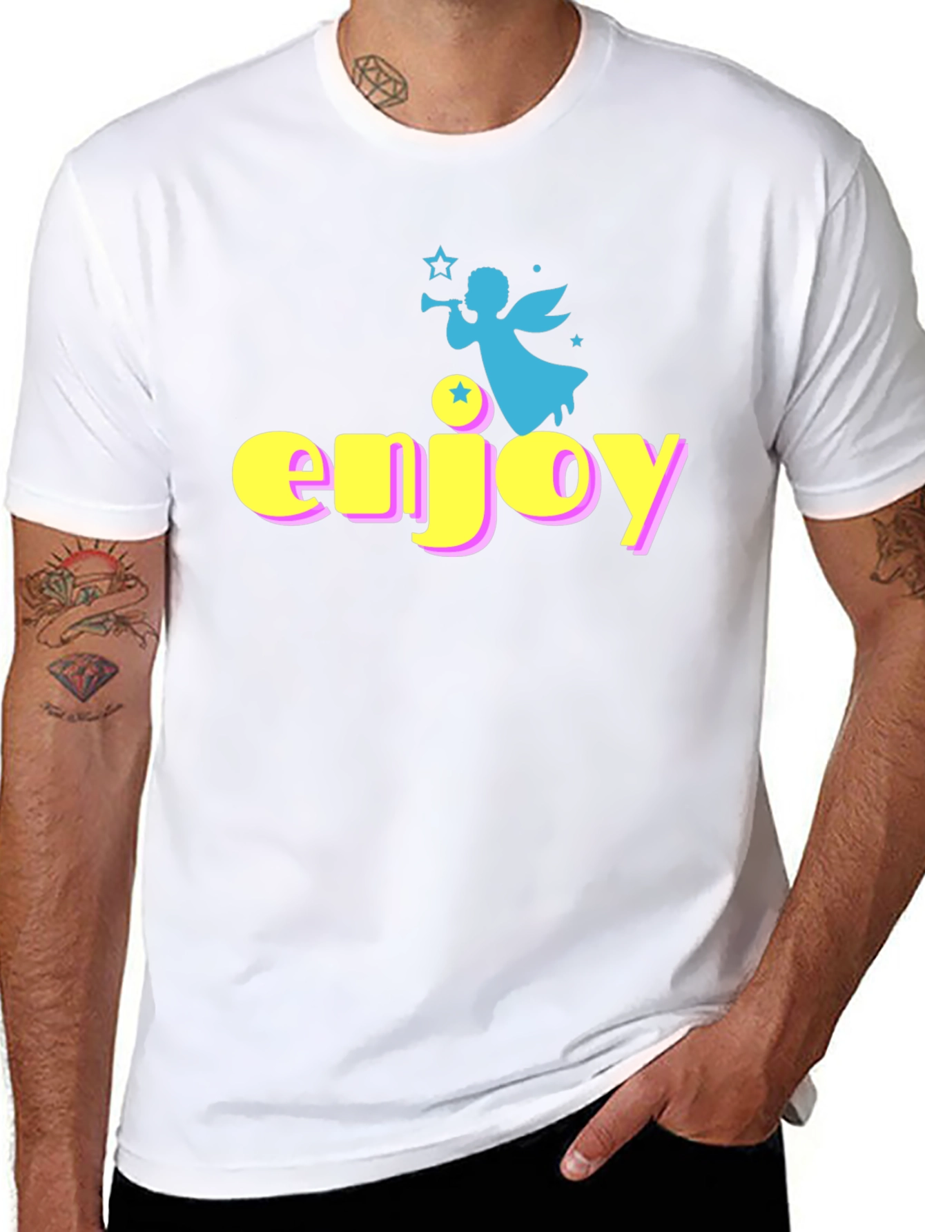 Enjoy Graphic T-Shirt - Casual Wear