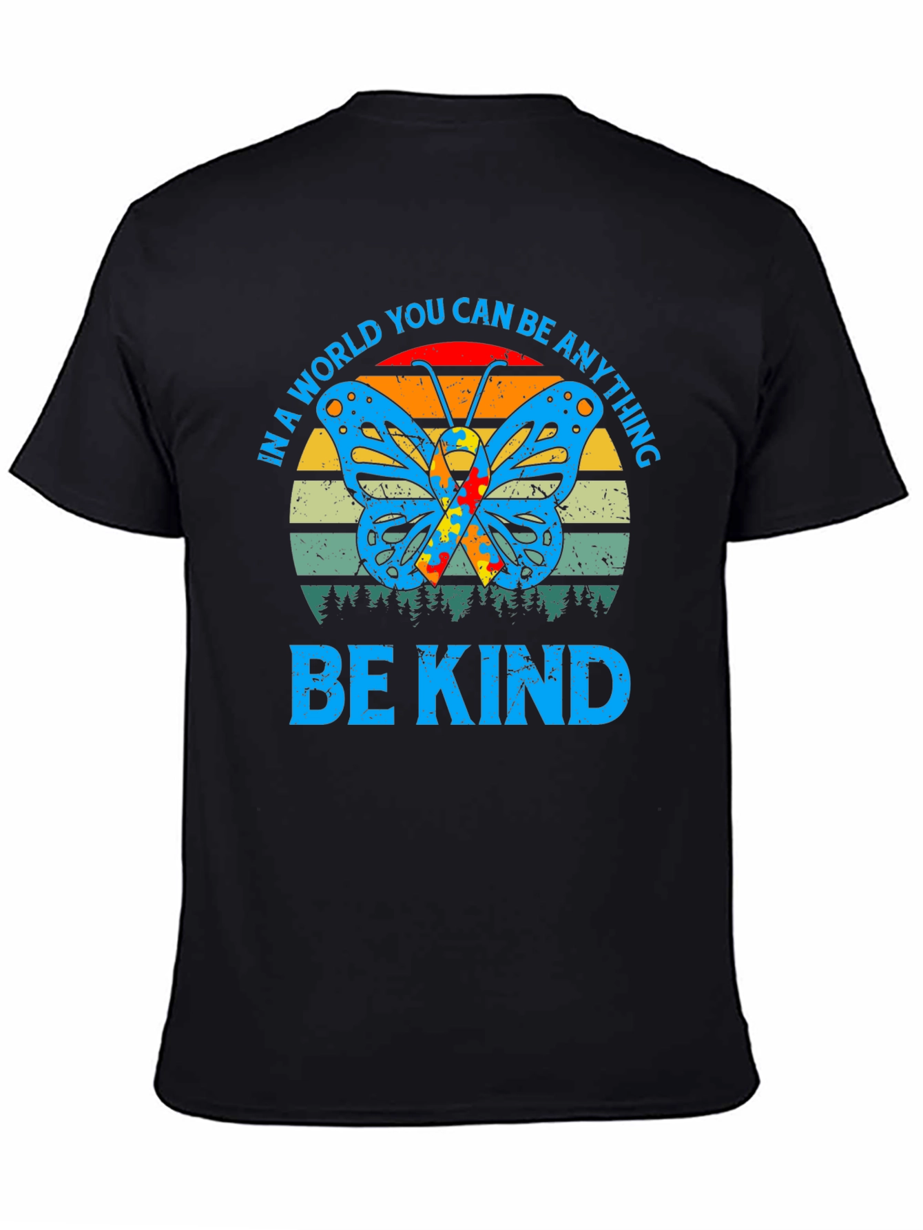 Be Kind Autism Butterfly Graphic Tee