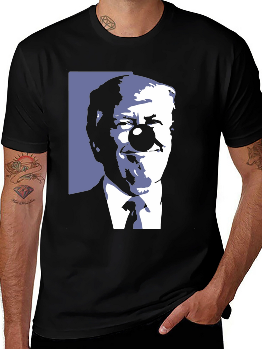 Clown Face Graphic T-Shirt