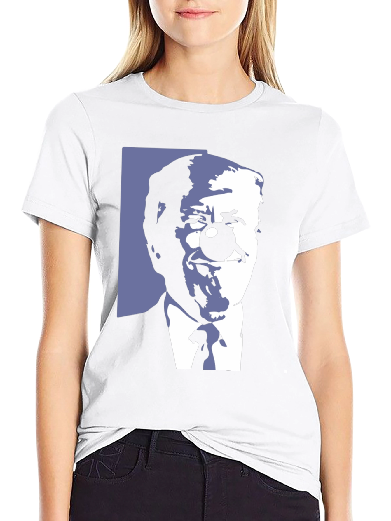 Clown Face Graphic T-Shirt