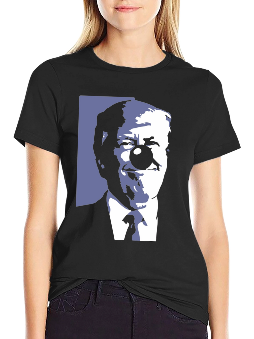 Clown Face Graphic T-Shirt