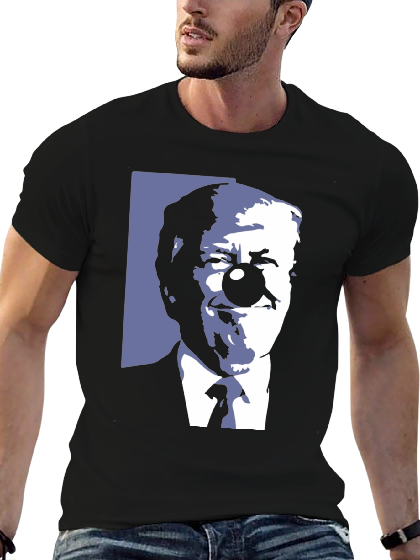 Clown Face Graphic T-Shirt