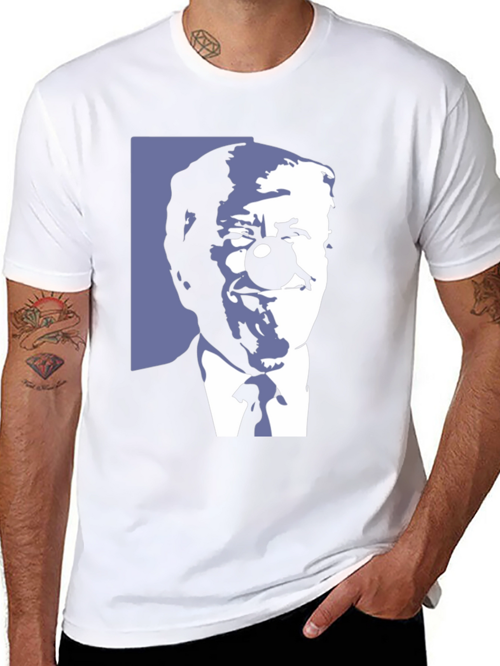 Clown Face Graphic T-Shirt