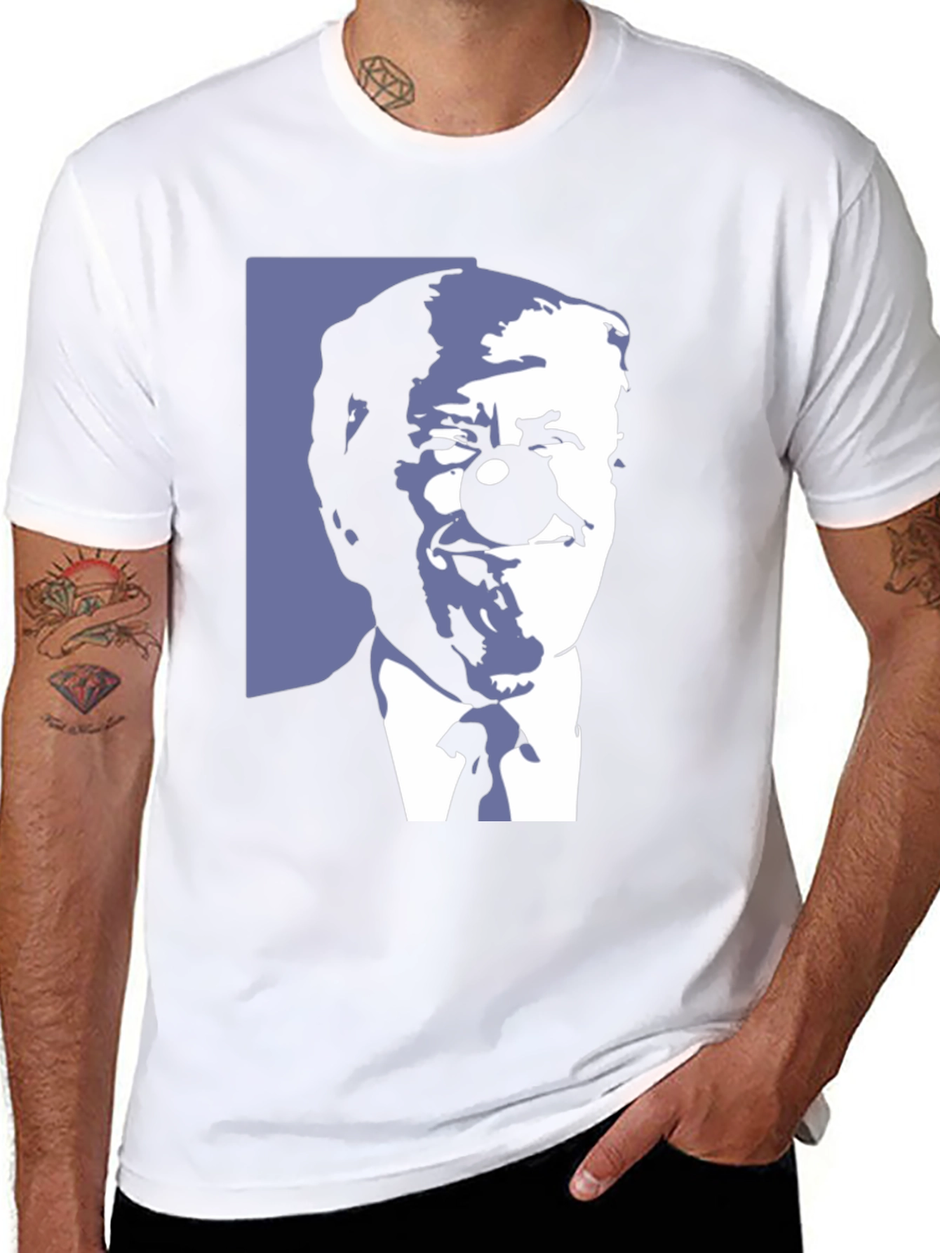 Clown Face Graphic T-Shirt