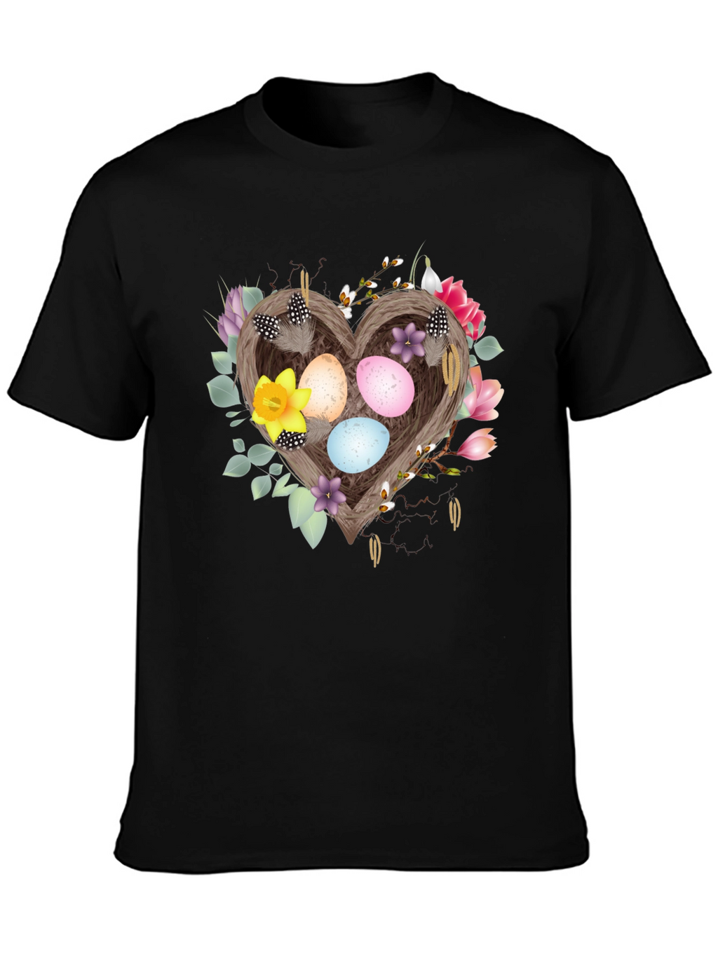 Easter Nest Heart T-Shirt
