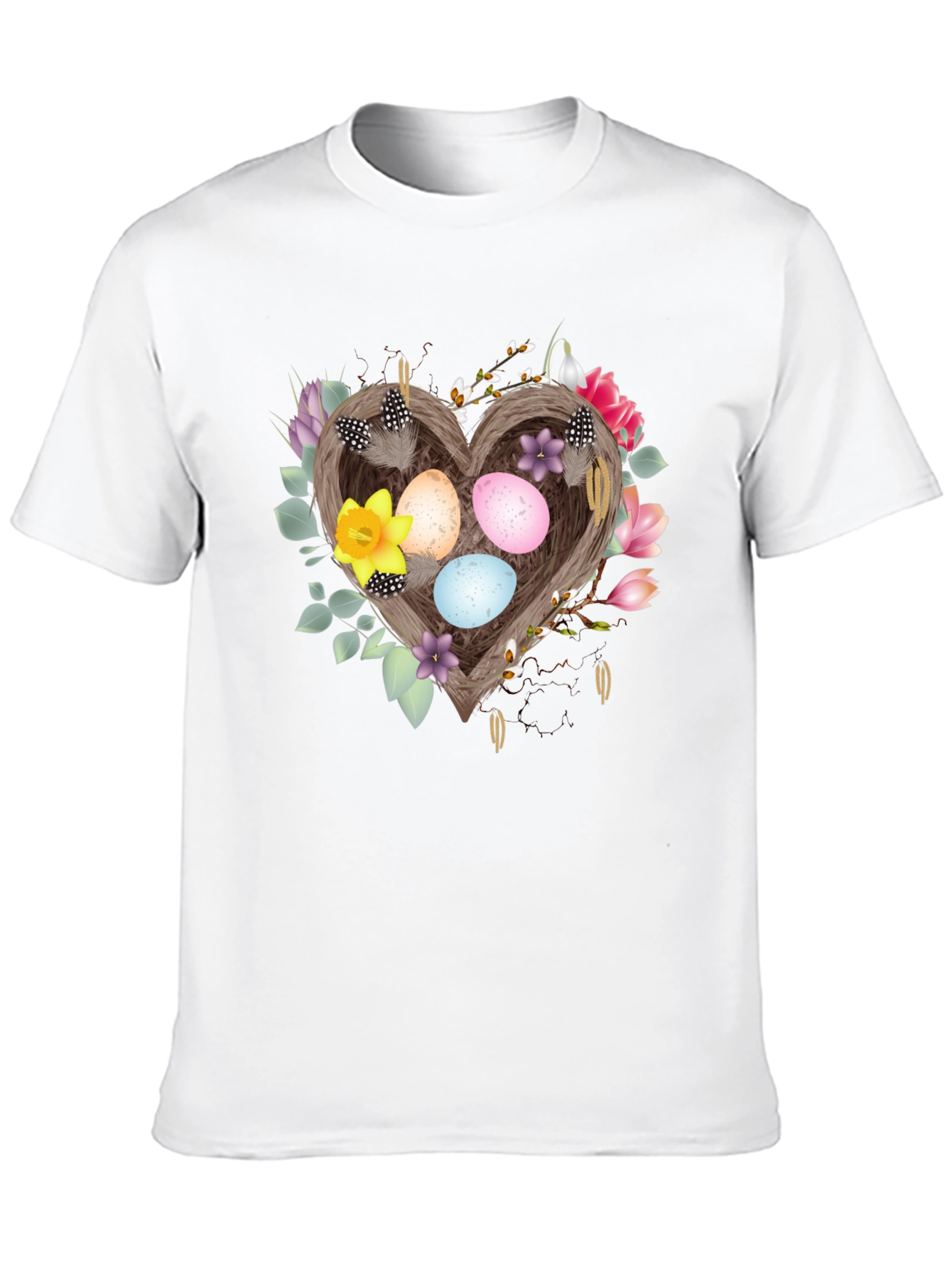 Easter Nest Heart T-Shirt