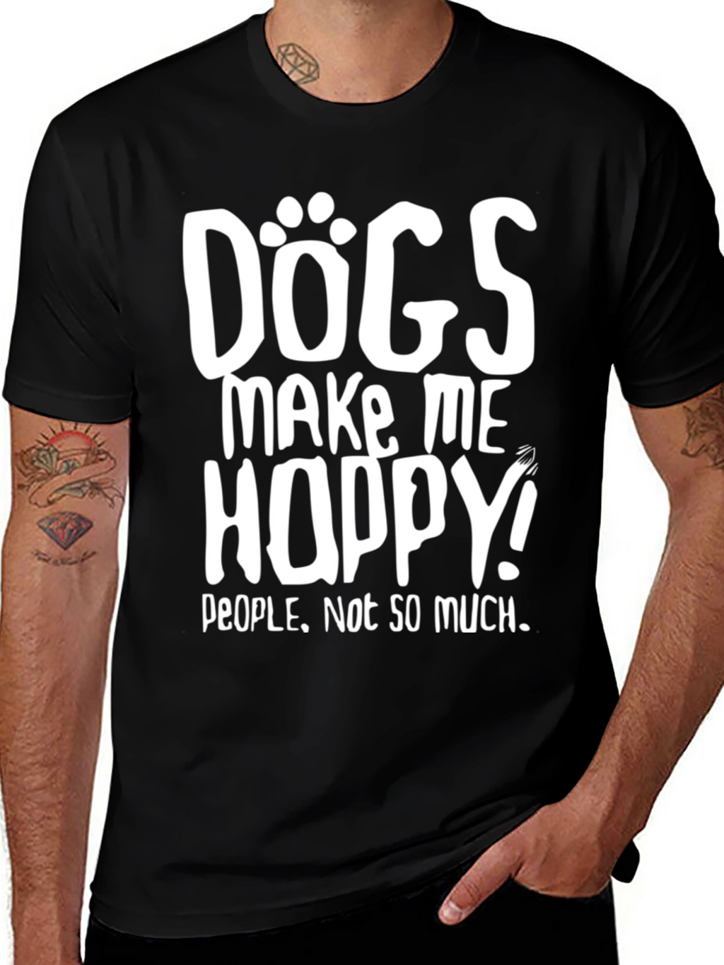 Dogs Make Me Hoppy Graphic Tee