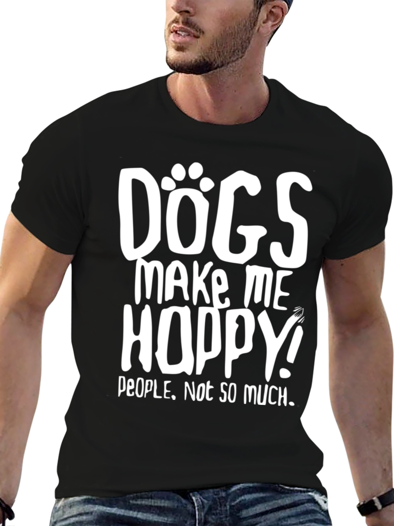 Dogs Make Me Hoppy Graphic Tee