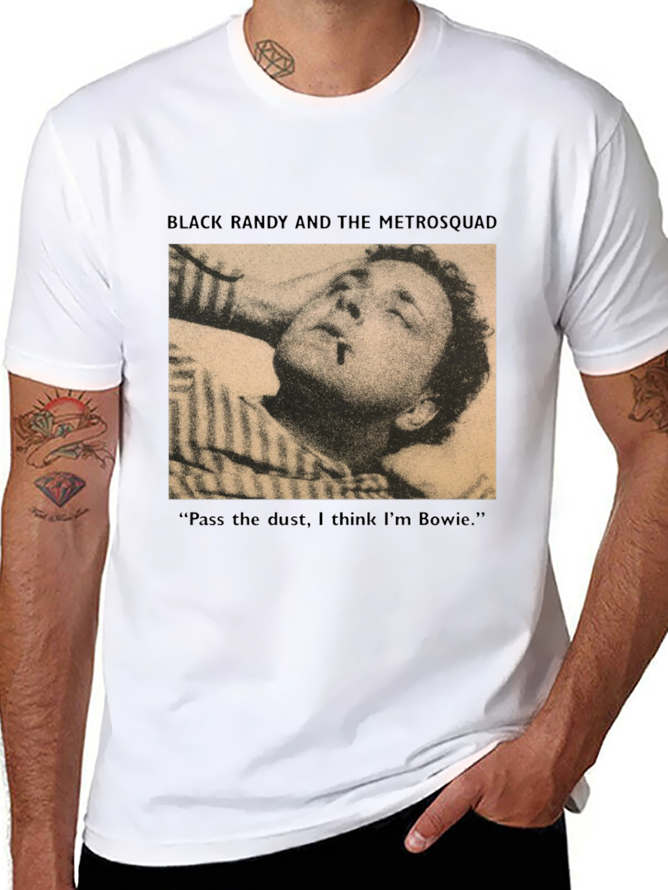 Black Randy and the Metrosquad T-Shirt - Bowie Inspired