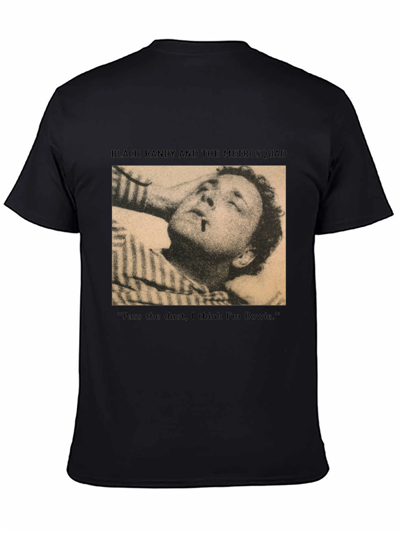 Black Randy and the Metrosquad T-Shirt - Bowie Inspired