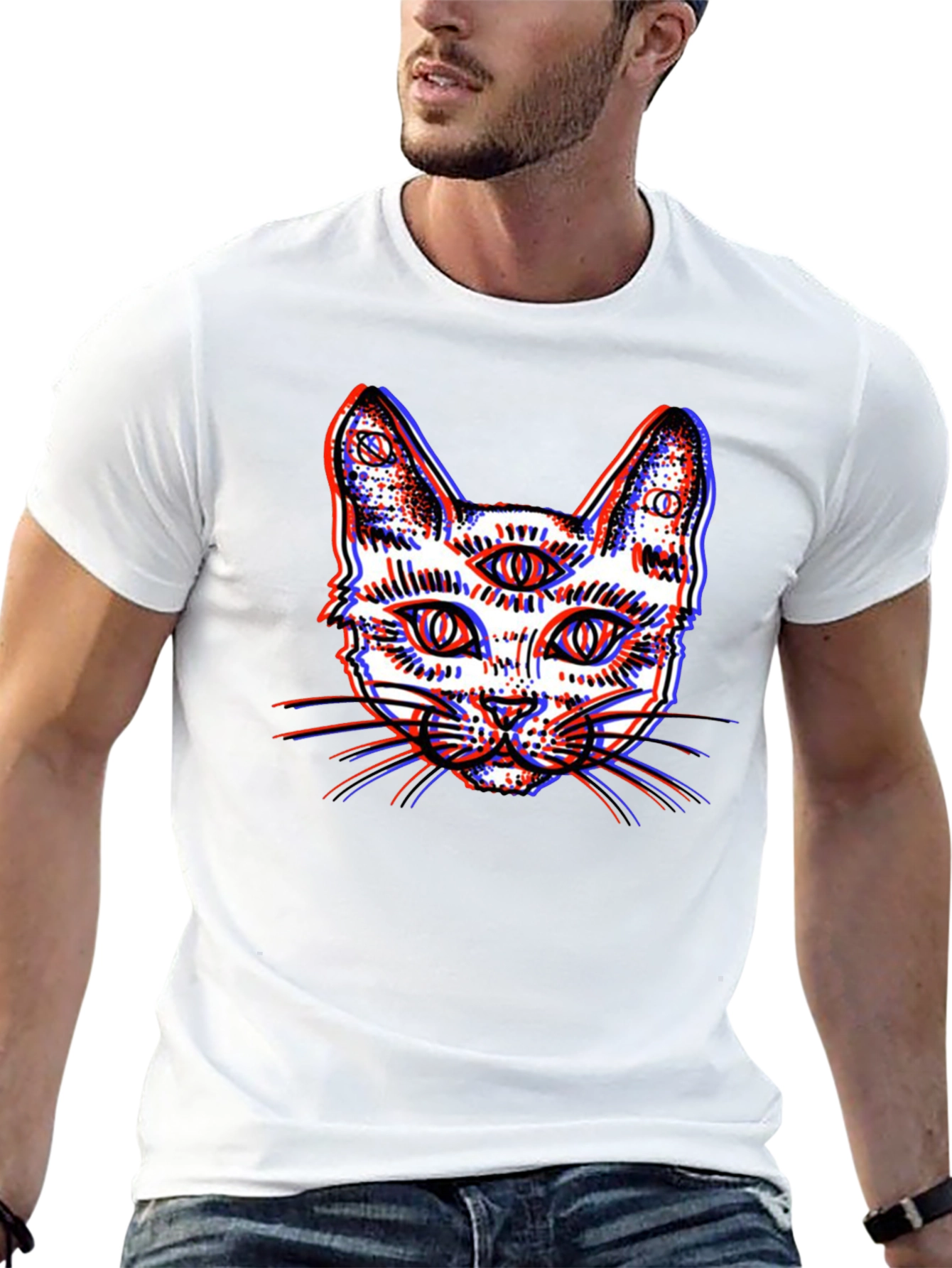 Third Eye Cat Graphic Tee