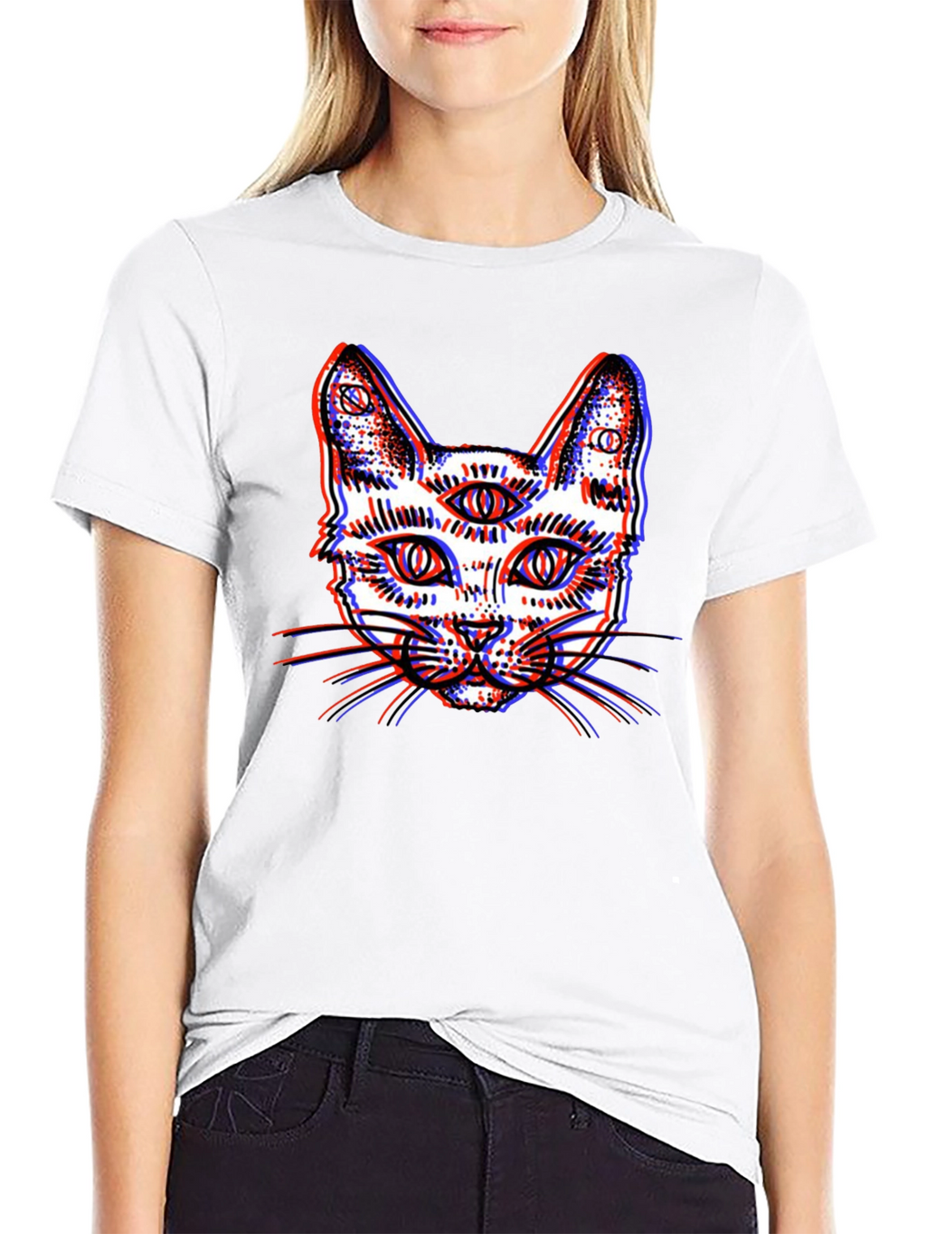 Third Eye Cat Graphic Tee