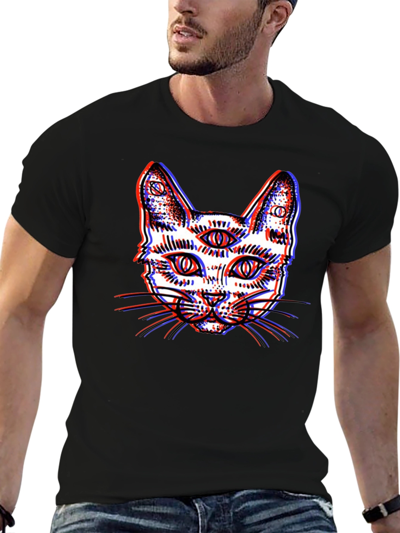Third Eye Cat Graphic Tee