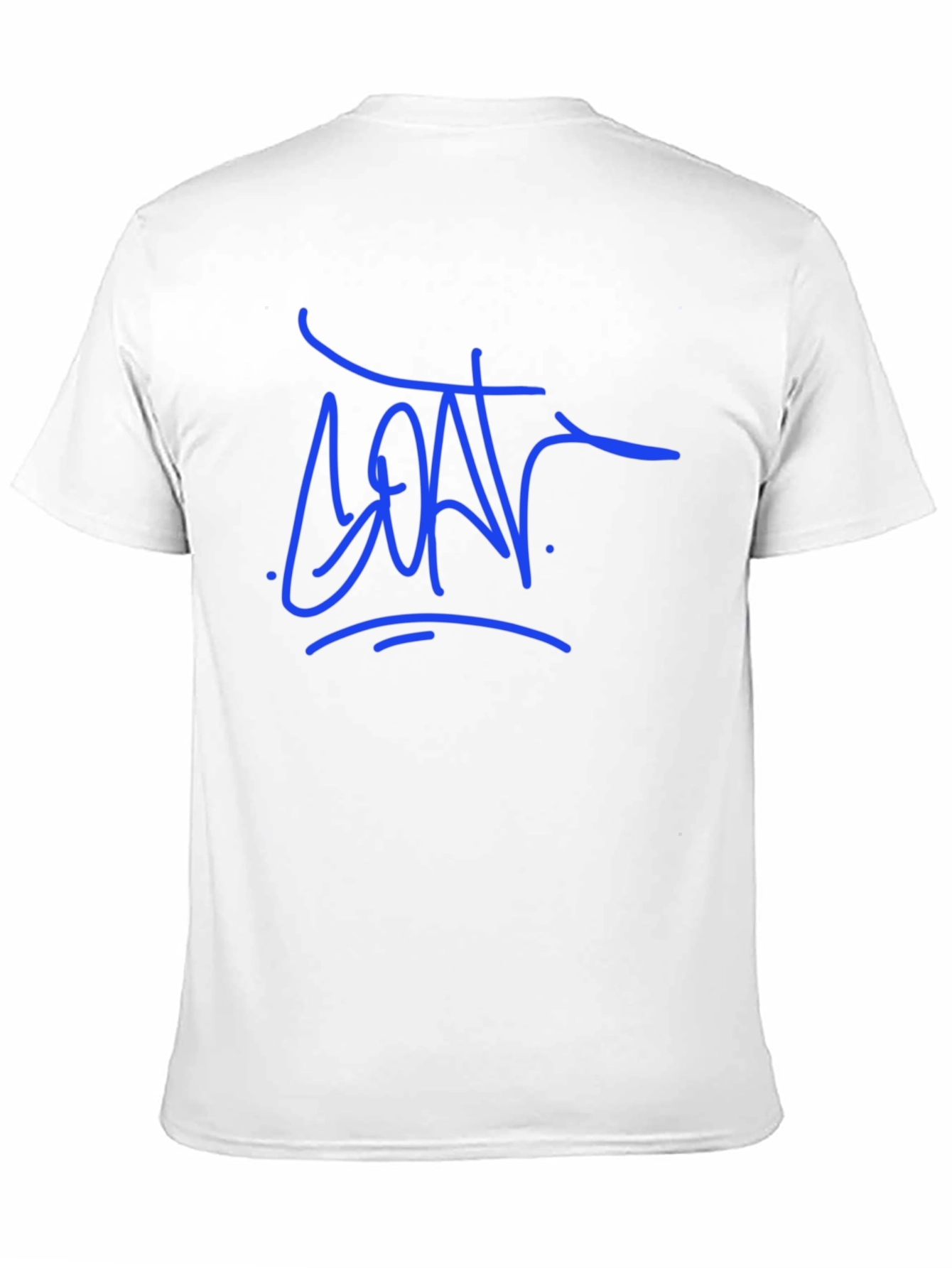 Modern Graphic Tee - Blue Tag