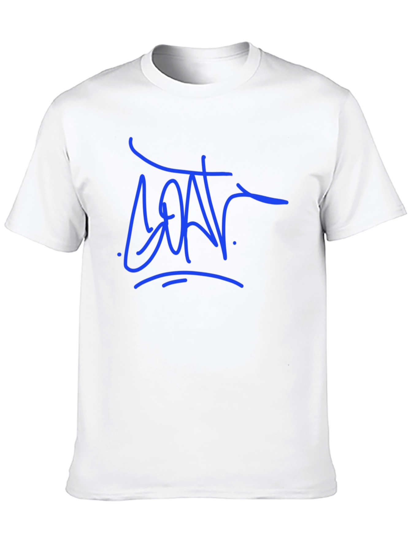 Modern Graphic Tee - Blue Tag
