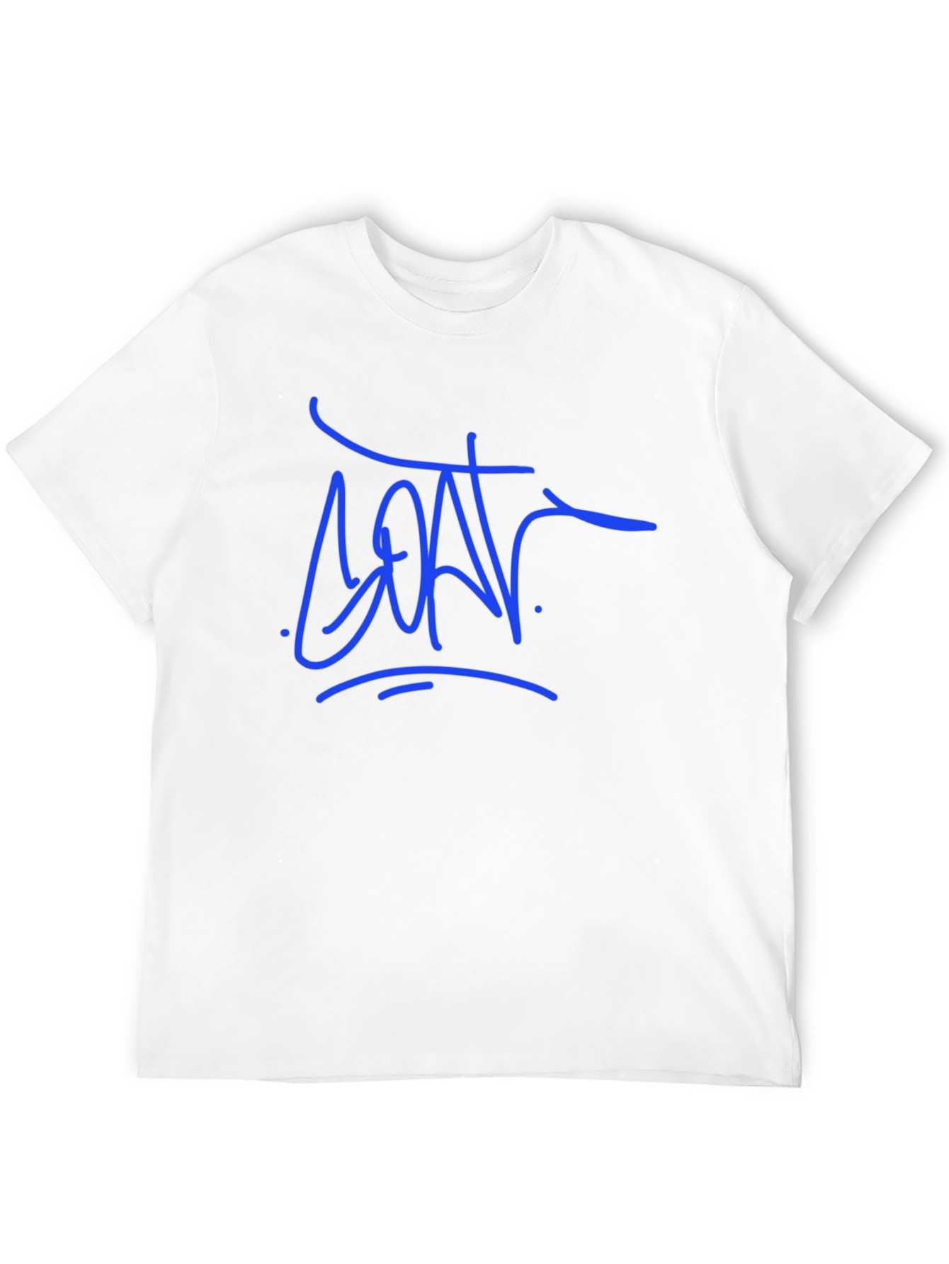 Modern Graphic Tee - Blue Tag