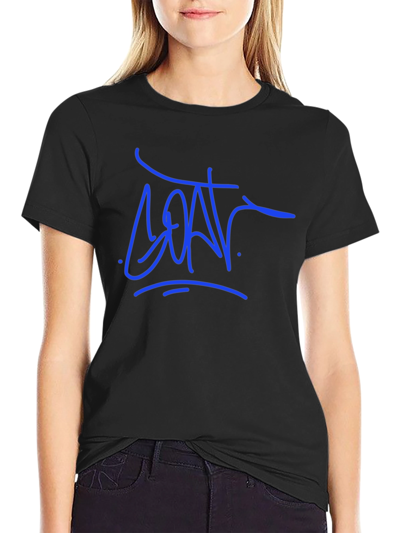 Modern Graphic Tee - Blue Tag