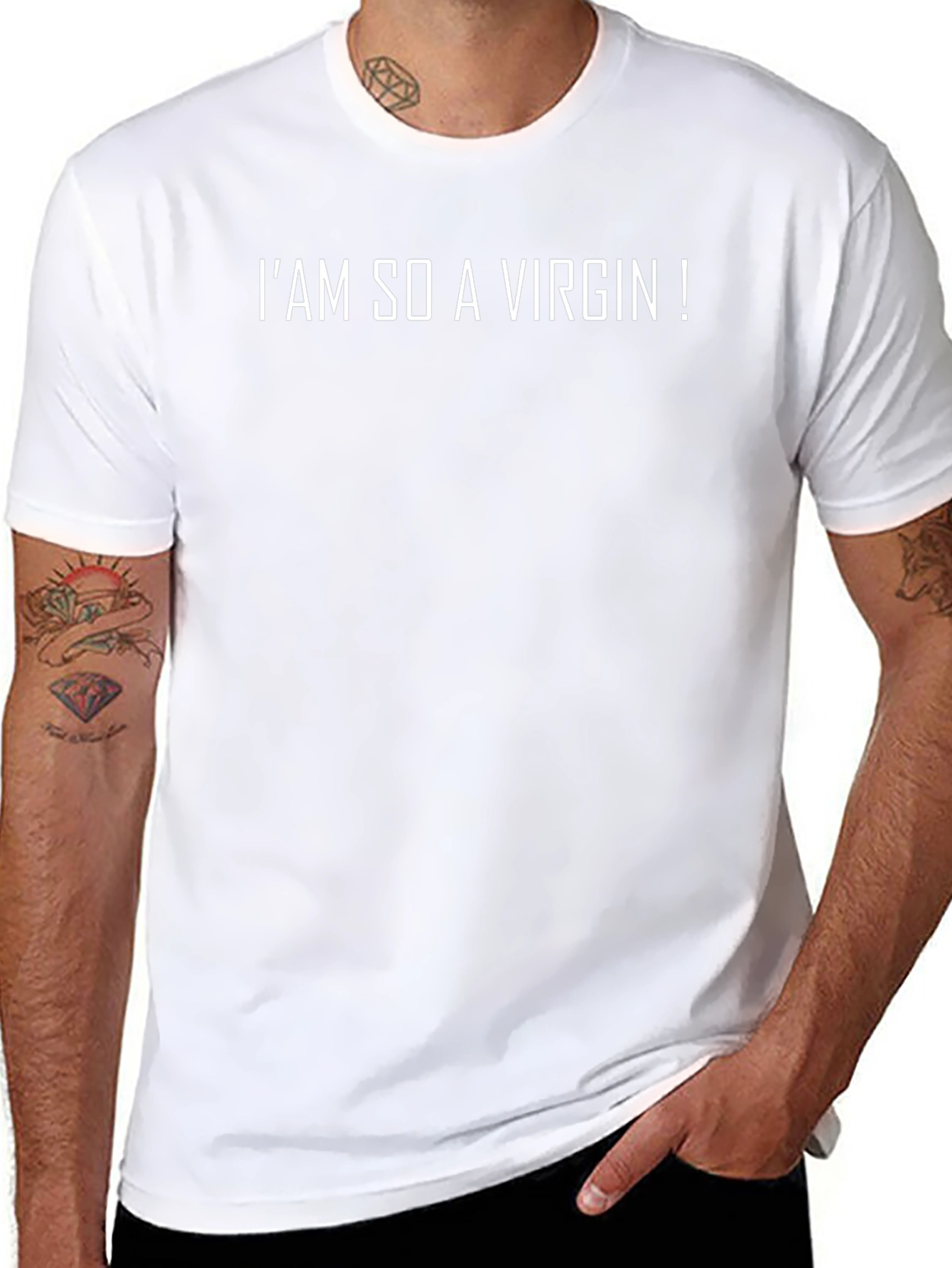 Im So A Virgin! Graphic Tee - Bold Statement Shirt