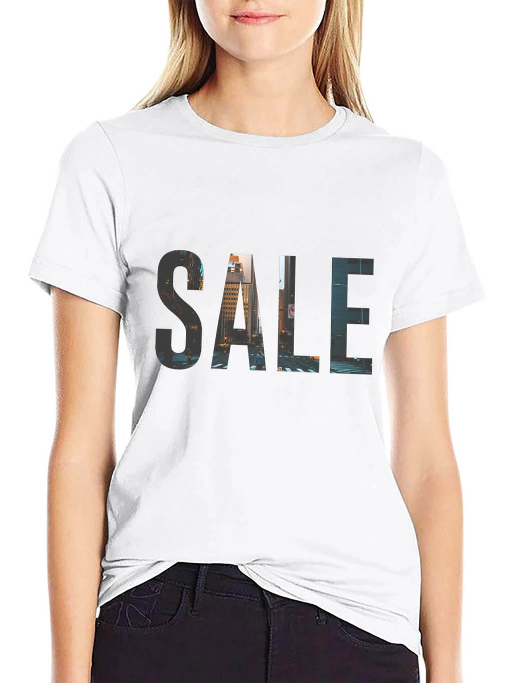 Cityscape SALE Black T-Shirt