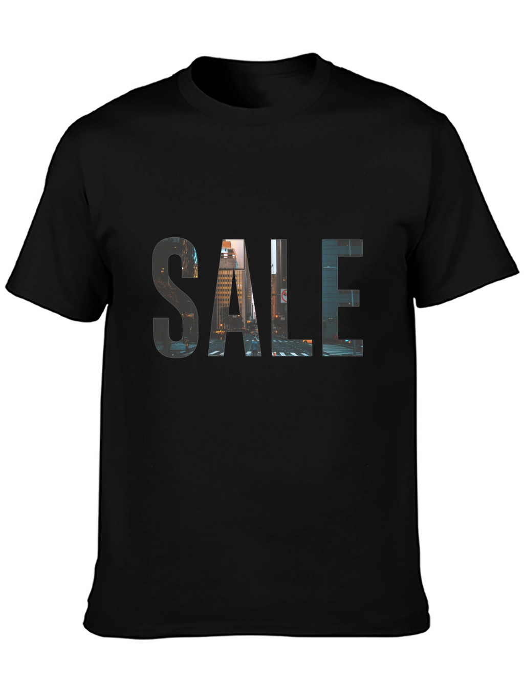 Cityscape SALE Black T-Shirt