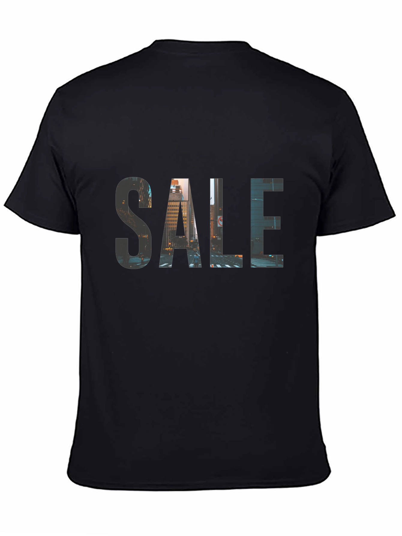 Cityscape SALE Black T-Shirt
