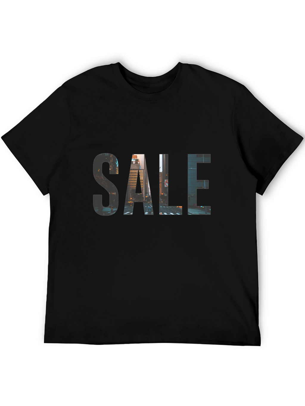 Cityscape SALE Black T-Shirt