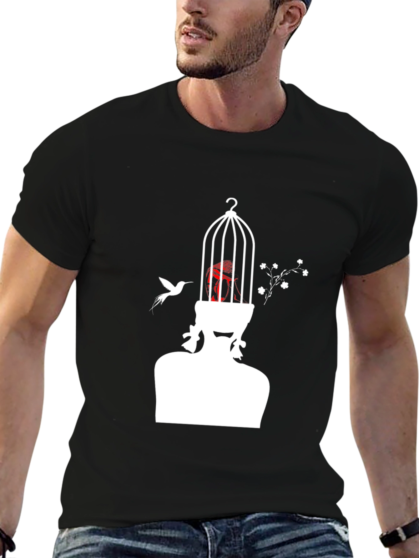 Artistic Birdcage Mind T-Shirt