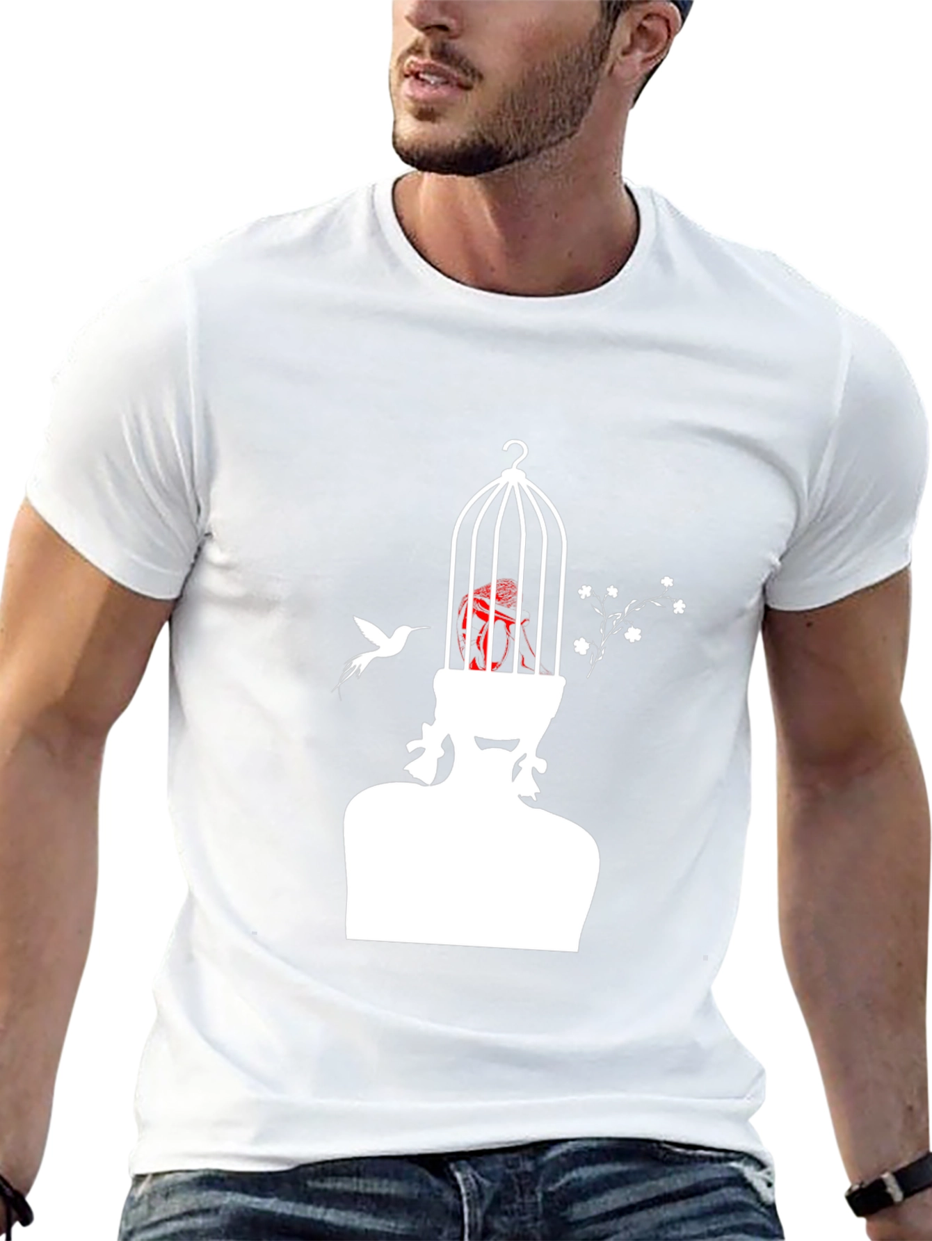 Artistic Birdcage Mind T-Shirt