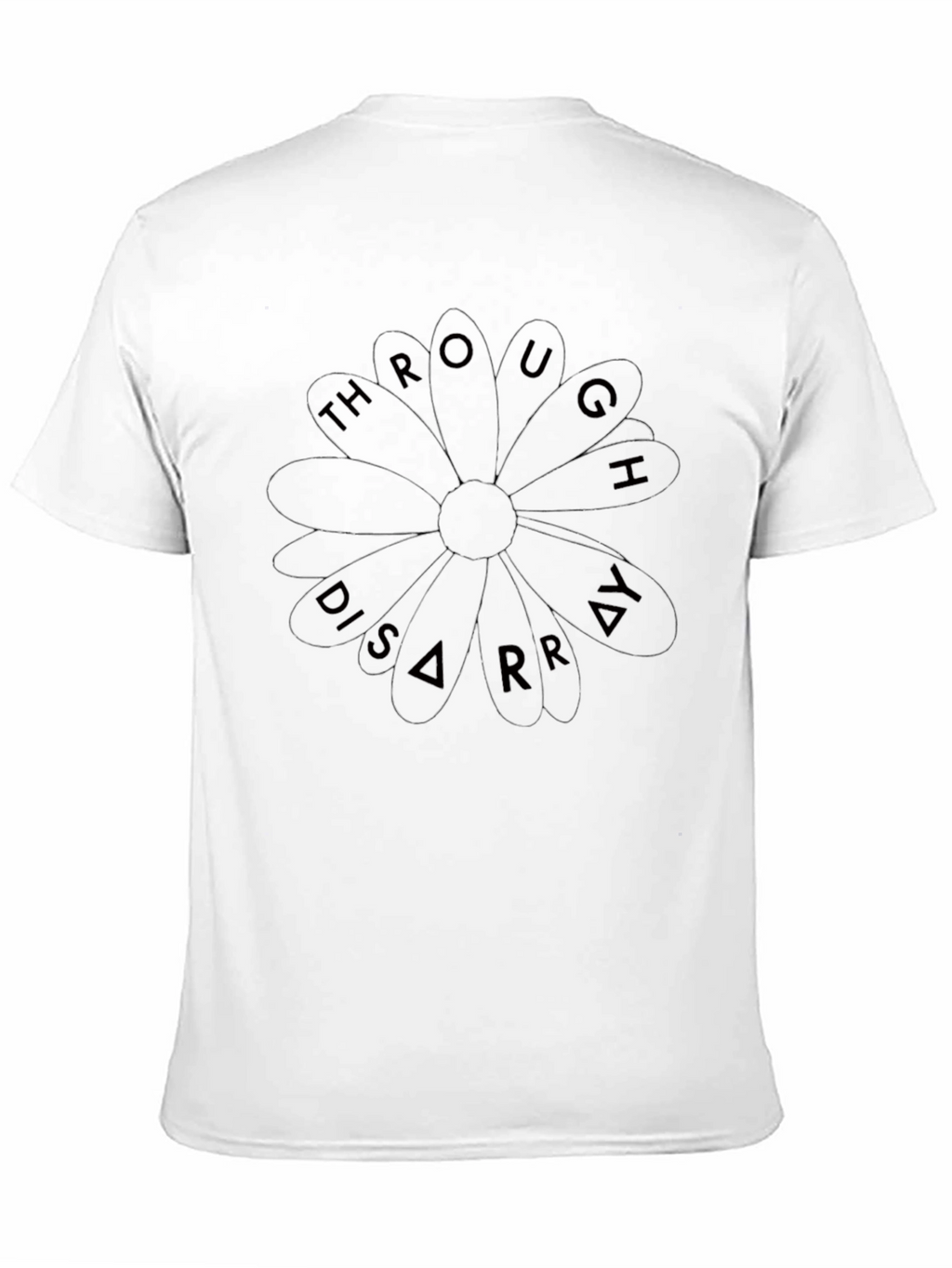 Through Disarray Black T-Shirt