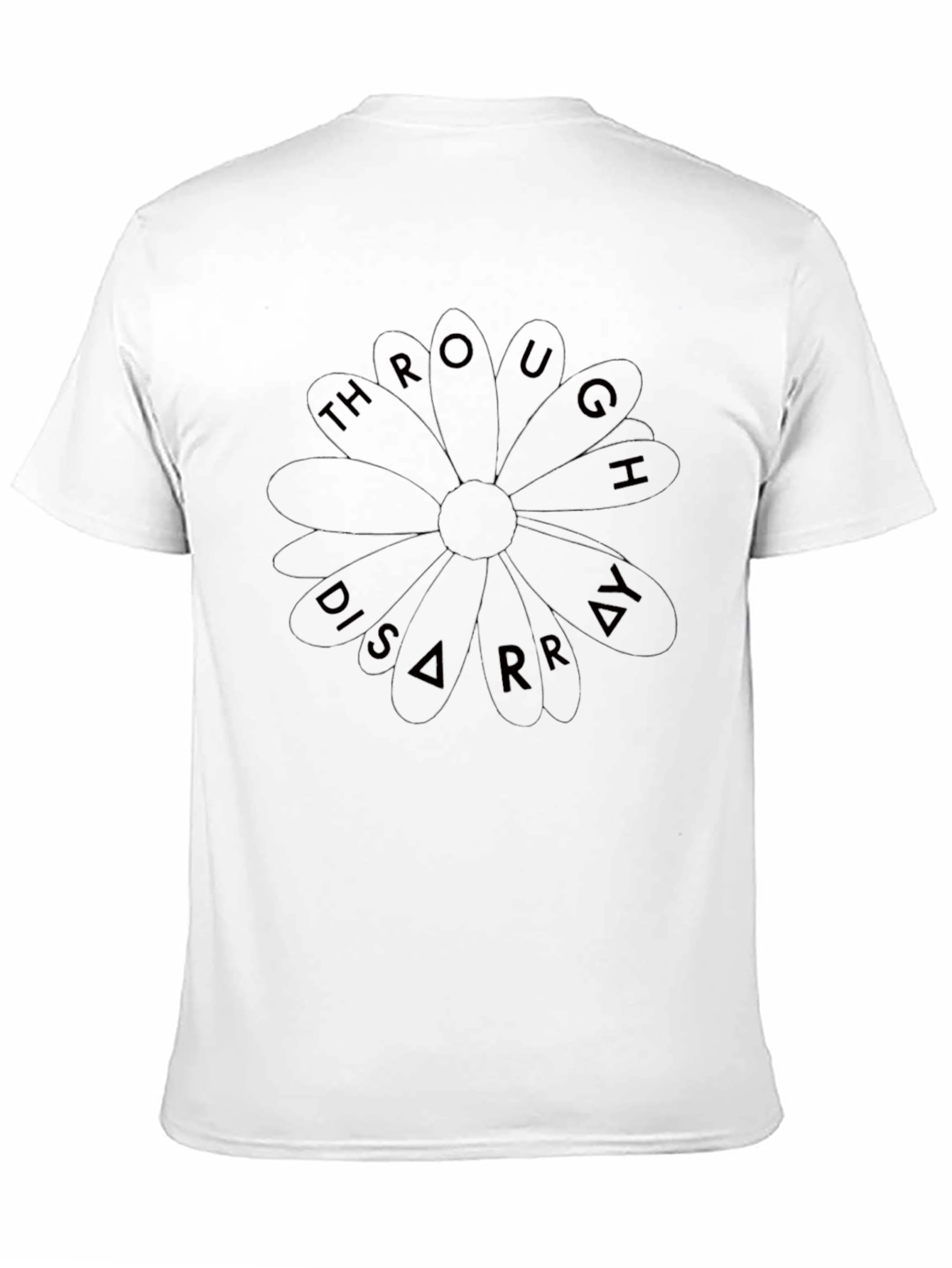 Through Disarray Black T-Shirt