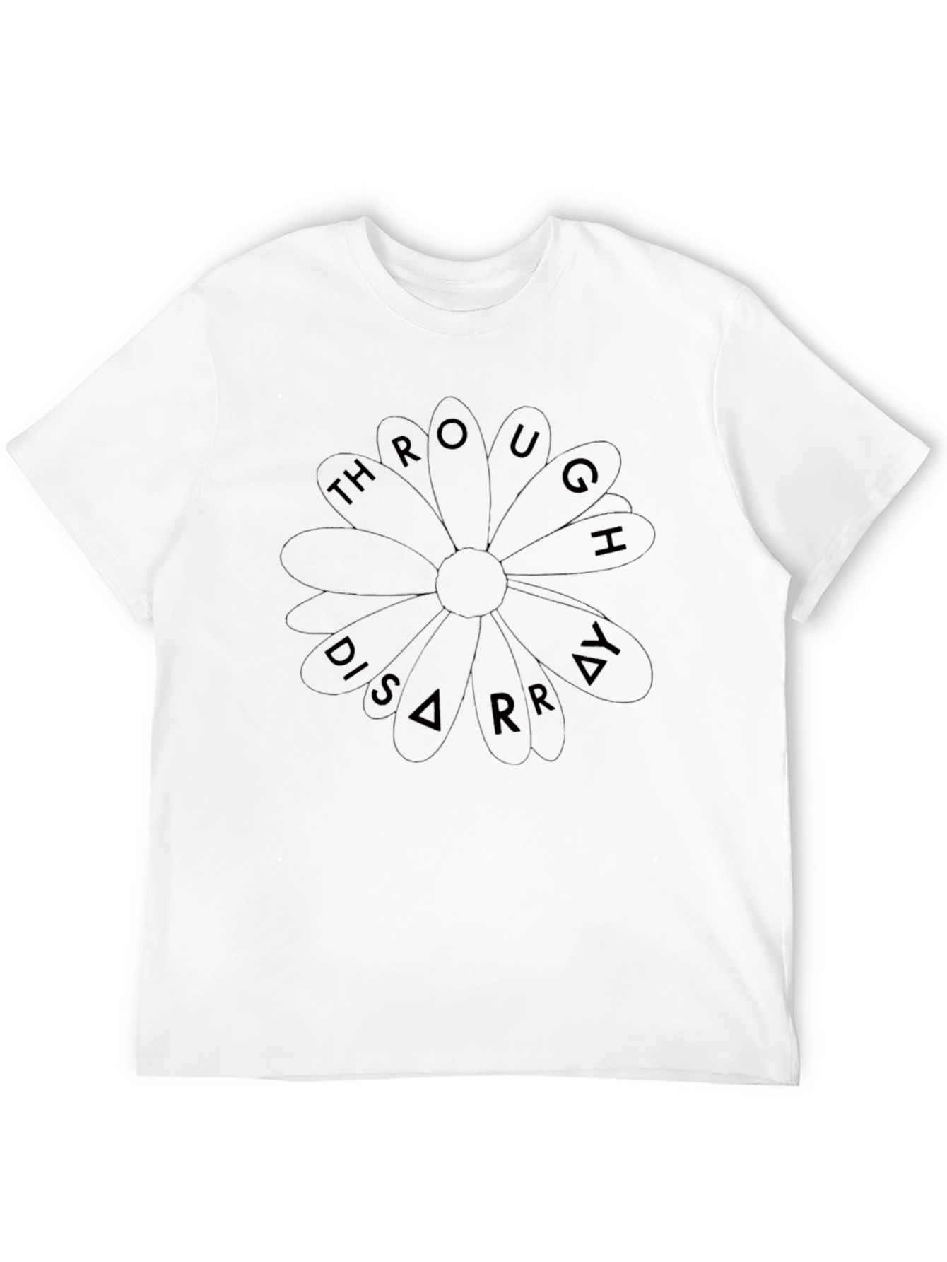 Through Disarray Black T-Shirt