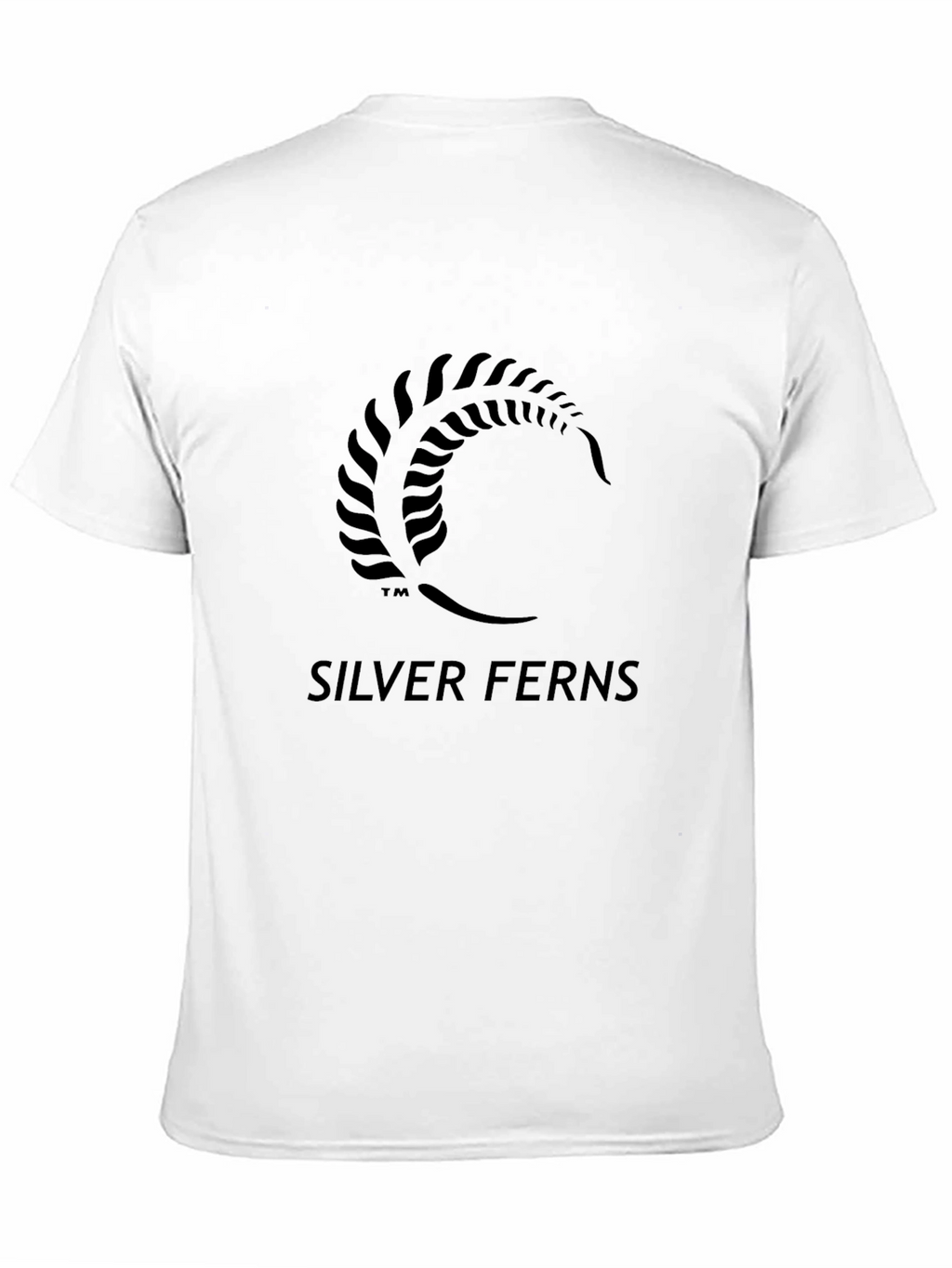 Black Silver Ferns Graphic T-Shirt