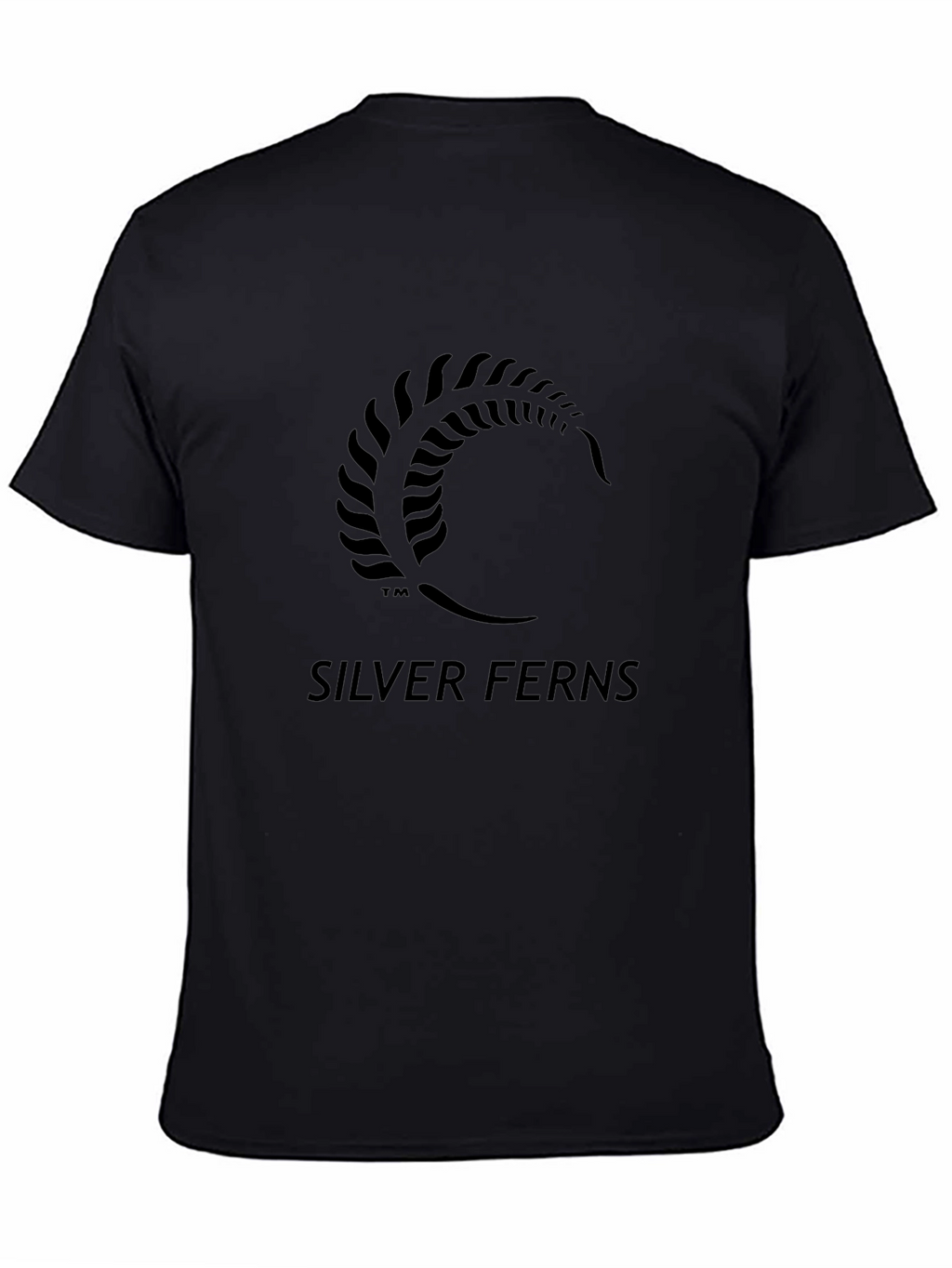 Black Silver Ferns Graphic T-Shirt