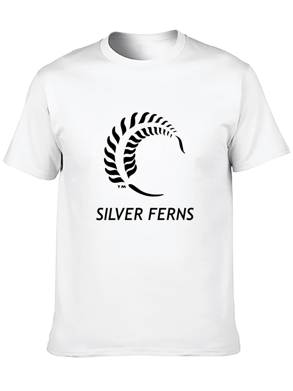 Black Silver Ferns Graphic T-Shirt