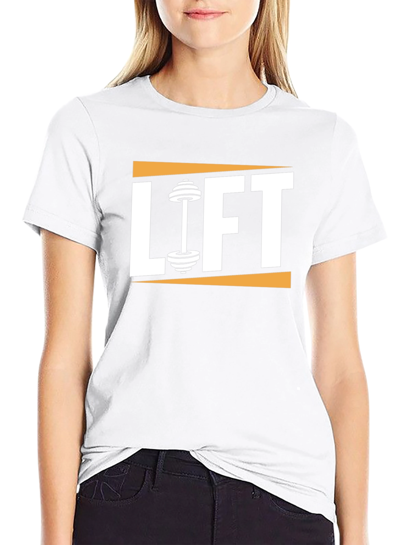 Lift Weights Graphic Tee - Black Cotton