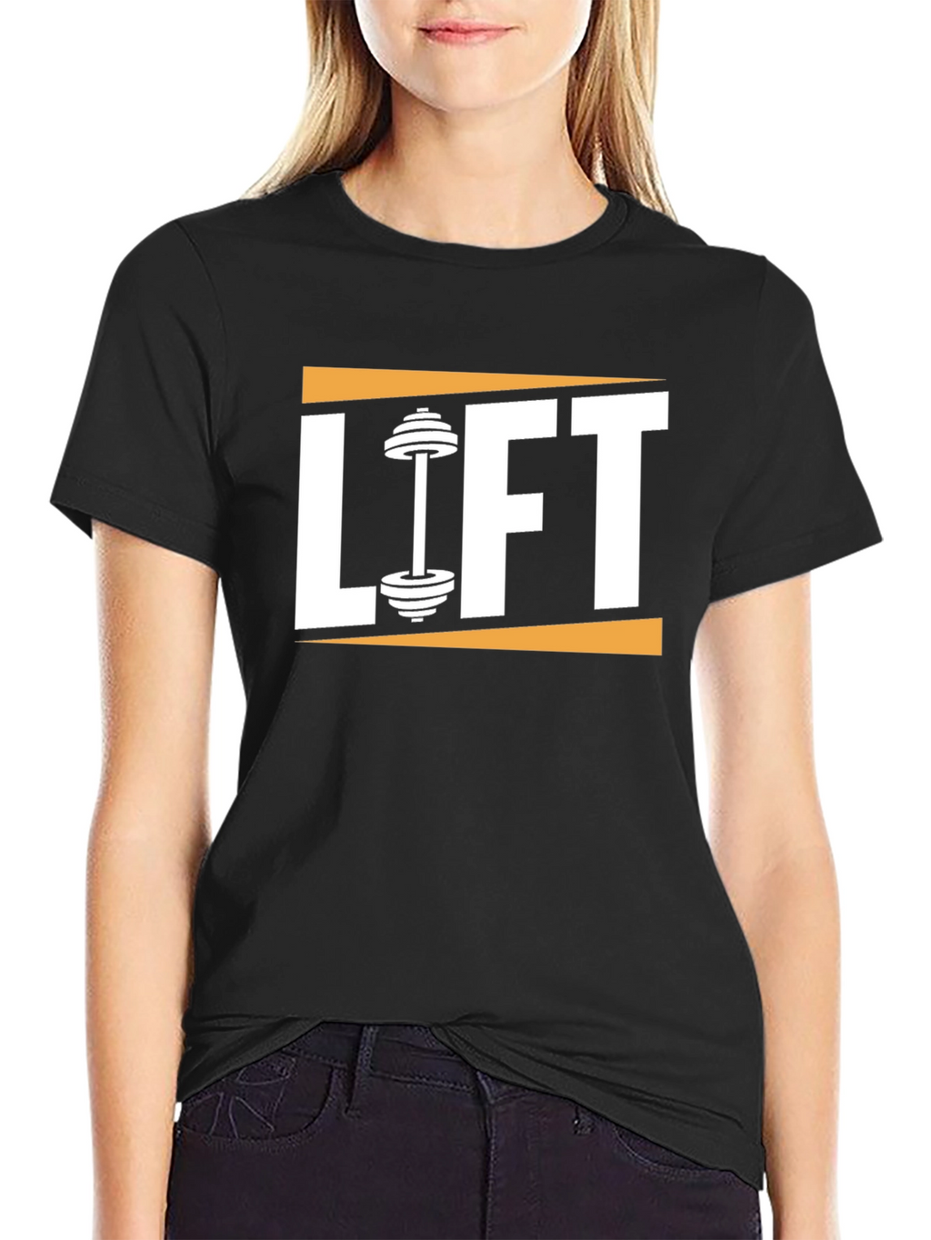 Lift Weights Graphic Tee - Black Cotton