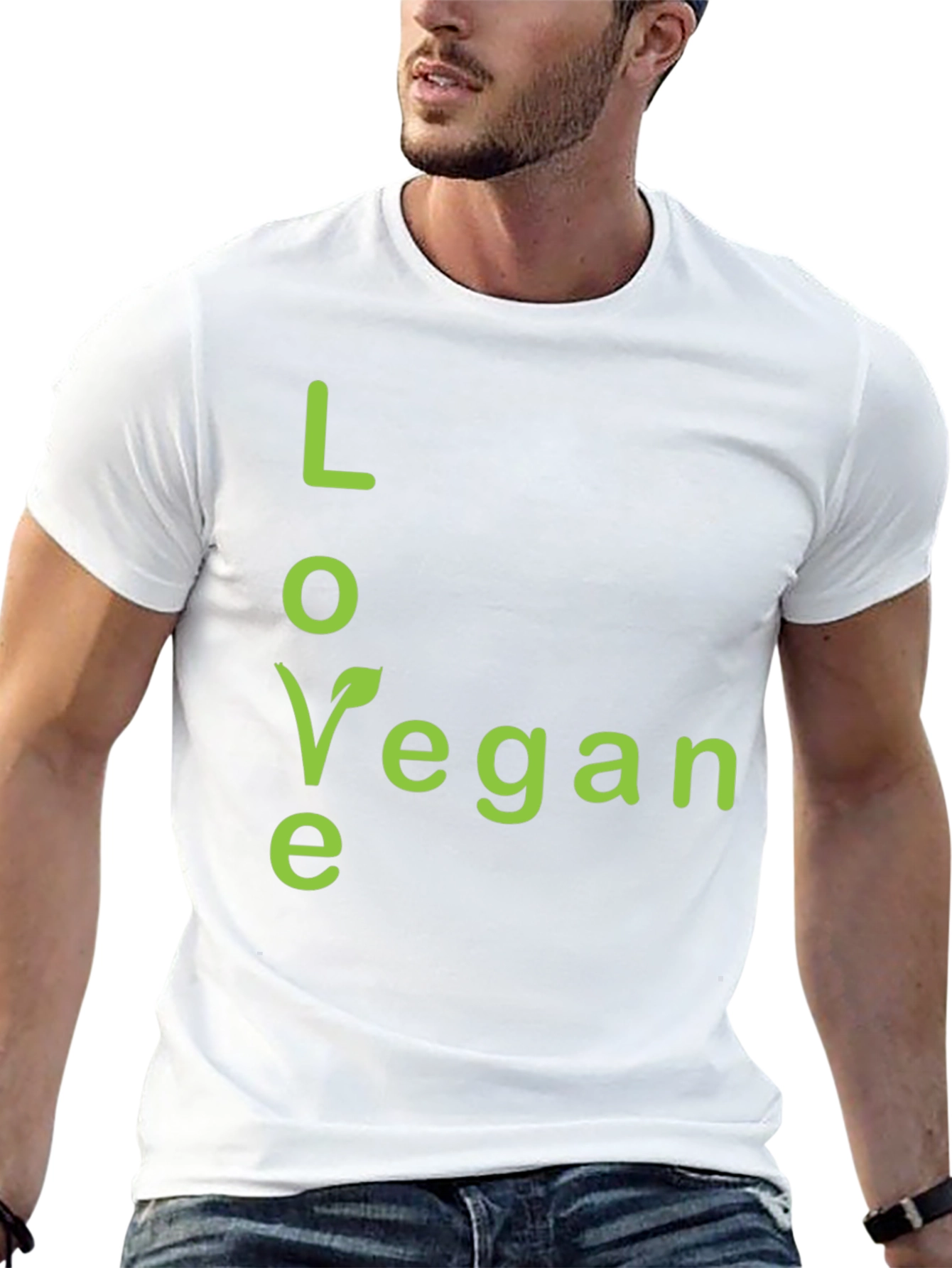 Love Vegan T-Shirt - Stylish Vegetarian Apparel