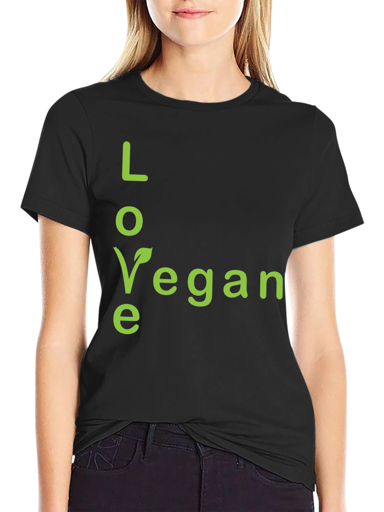 Love Vegan T-Shirt - Stylish Vegetarian Apparel