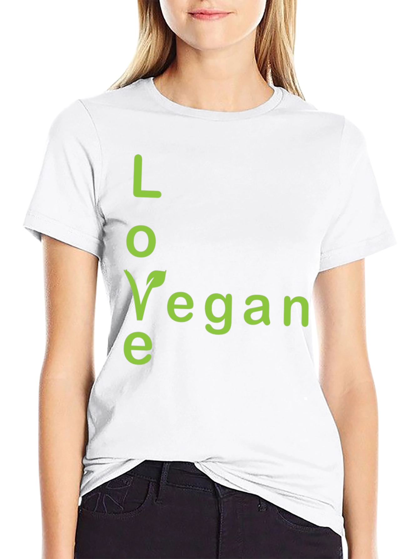 Love Vegan T-Shirt - Stylish Vegetarian Apparel