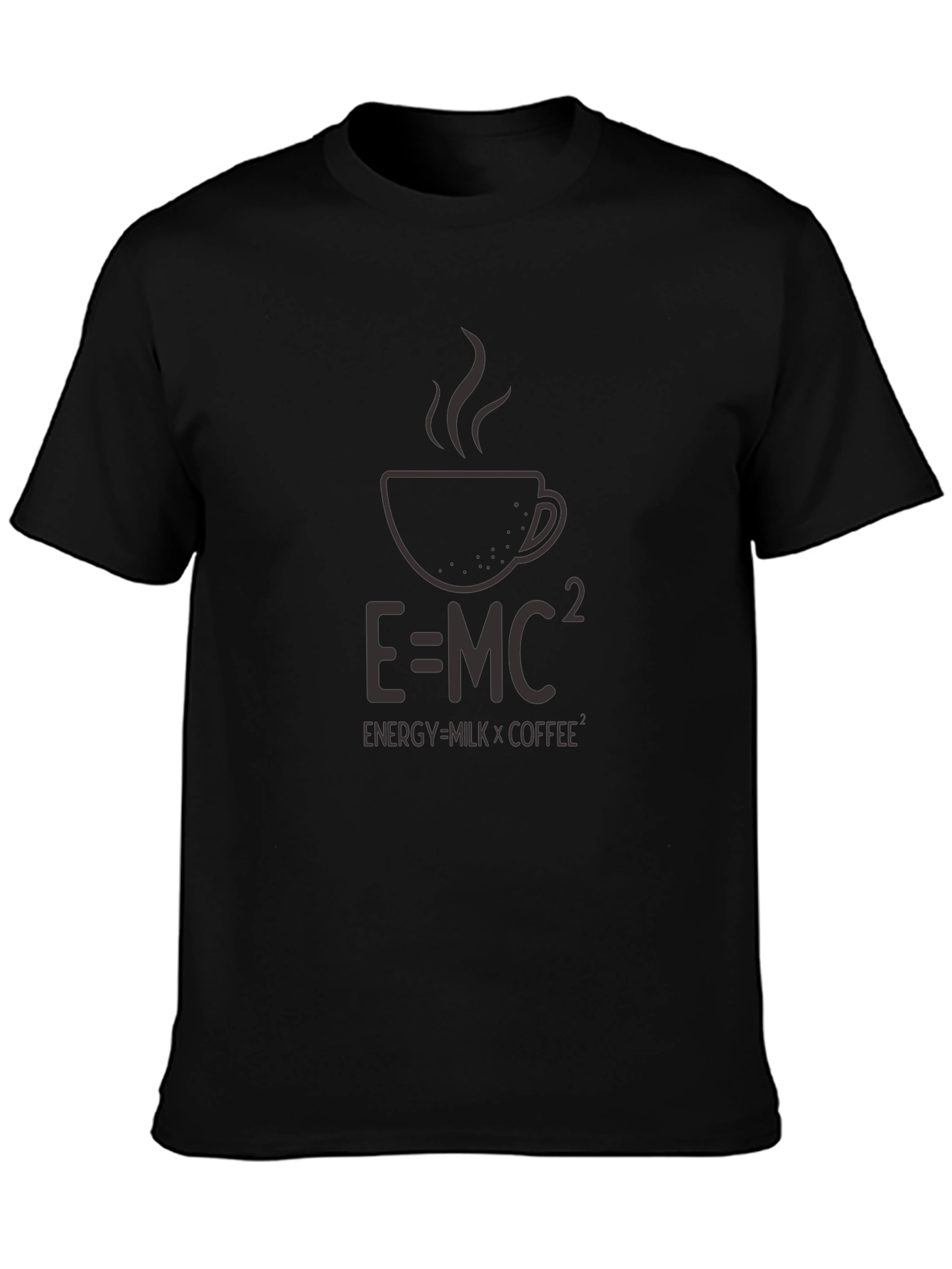 E=MC² Coffee T-Shirt - Energy = Milk x Coffee