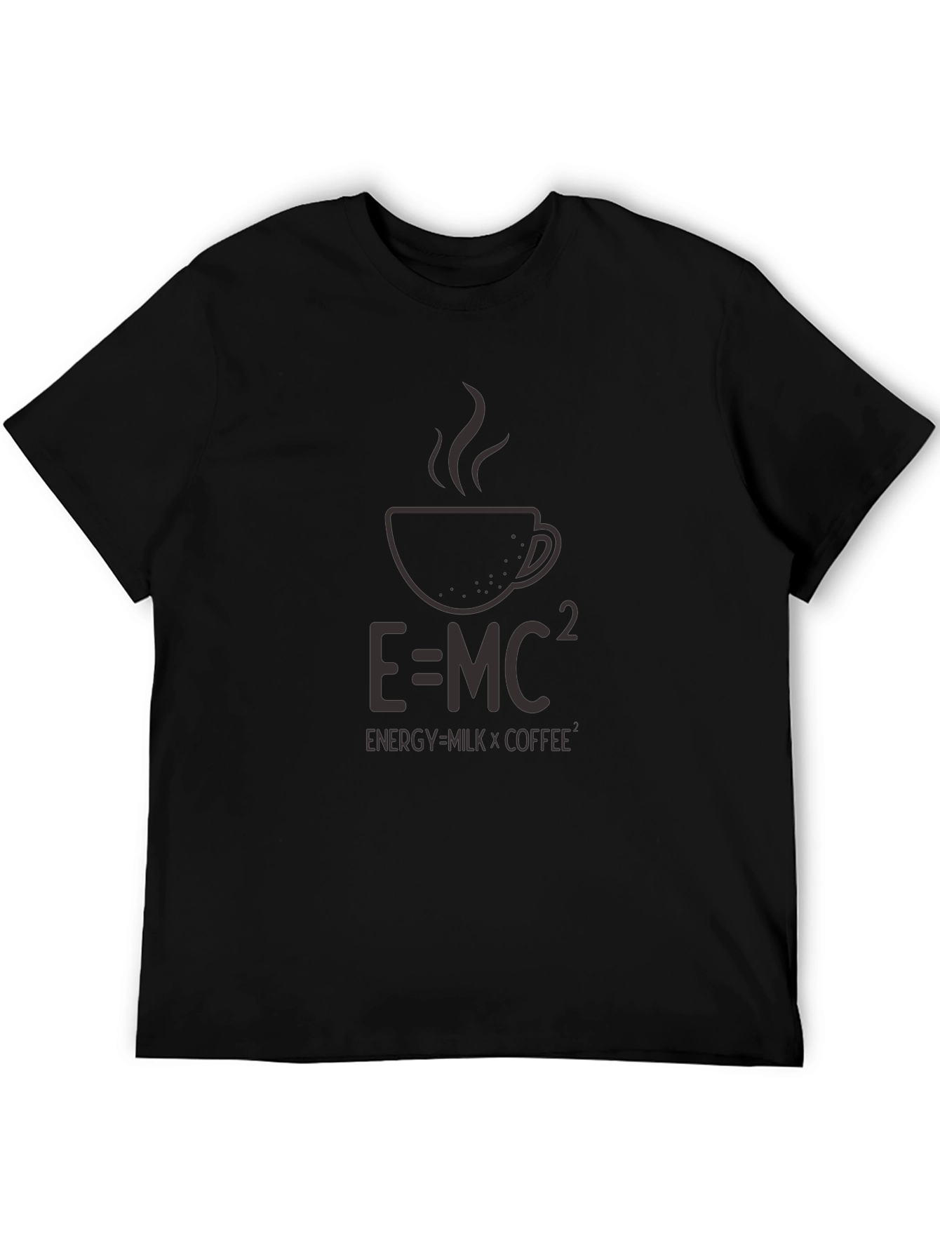 E=MC² Coffee T-Shirt - Energy = Milk x Coffee