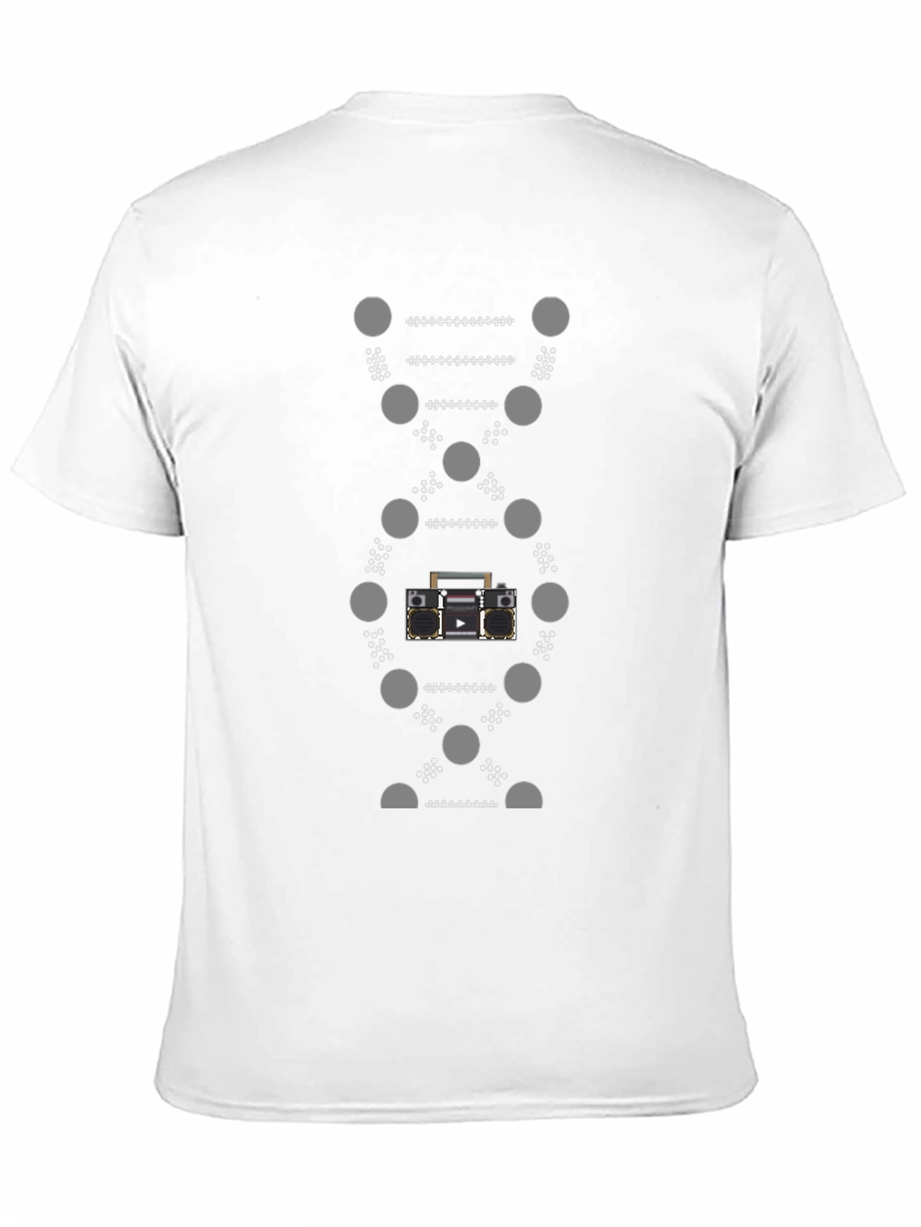 DNA Boombox Graphic Tee - Stylish & Unique T-Shirt