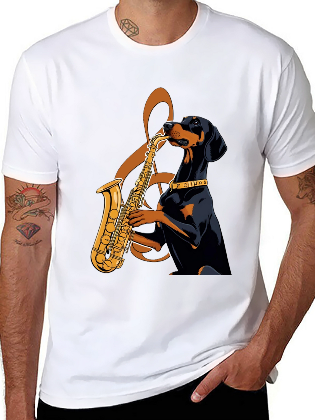 Dog Saxophone T-Shirt