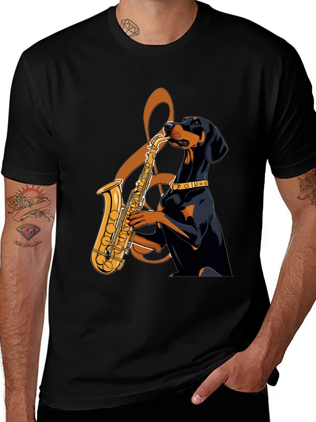 Dog Saxophone T-Shirt